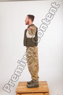 Soldier in American Army Military Uniform 0046